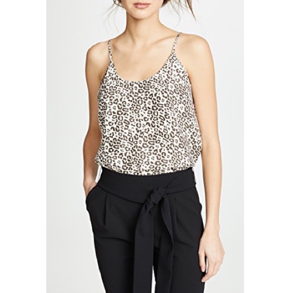 ATM Anthony Thomas Melillo Tops - ATM lunar leopard silk cami